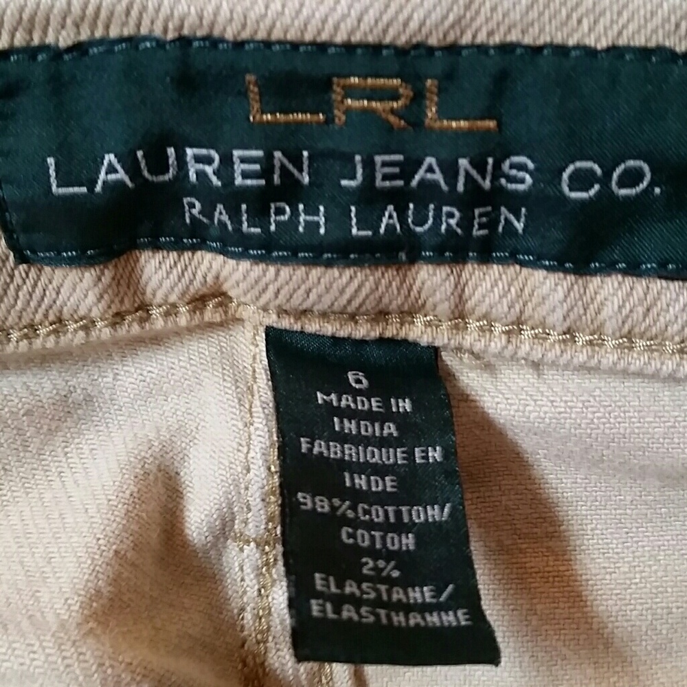 Ralph Lauren Cream Ankle Pants